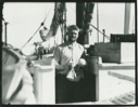 Image of Bill Brierly- Galley duty on board the Bowdoin
